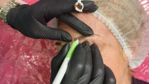 Lavoro con Modella Microblading Lavoro con Modella Microblading